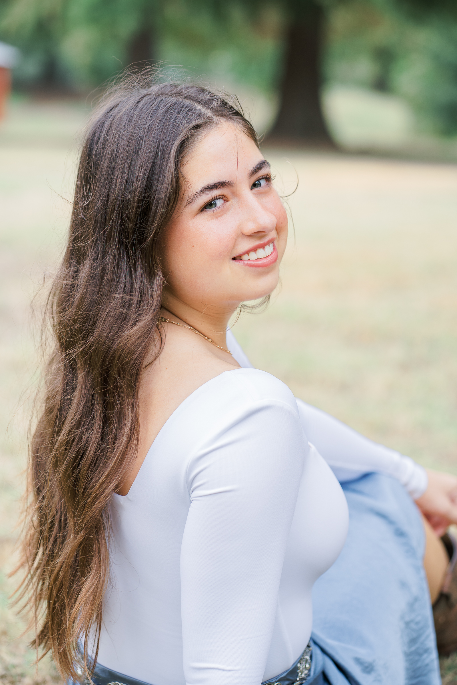 Senior Photos with senior girl at Katherine Fleischer Park | Austin Family Photographer